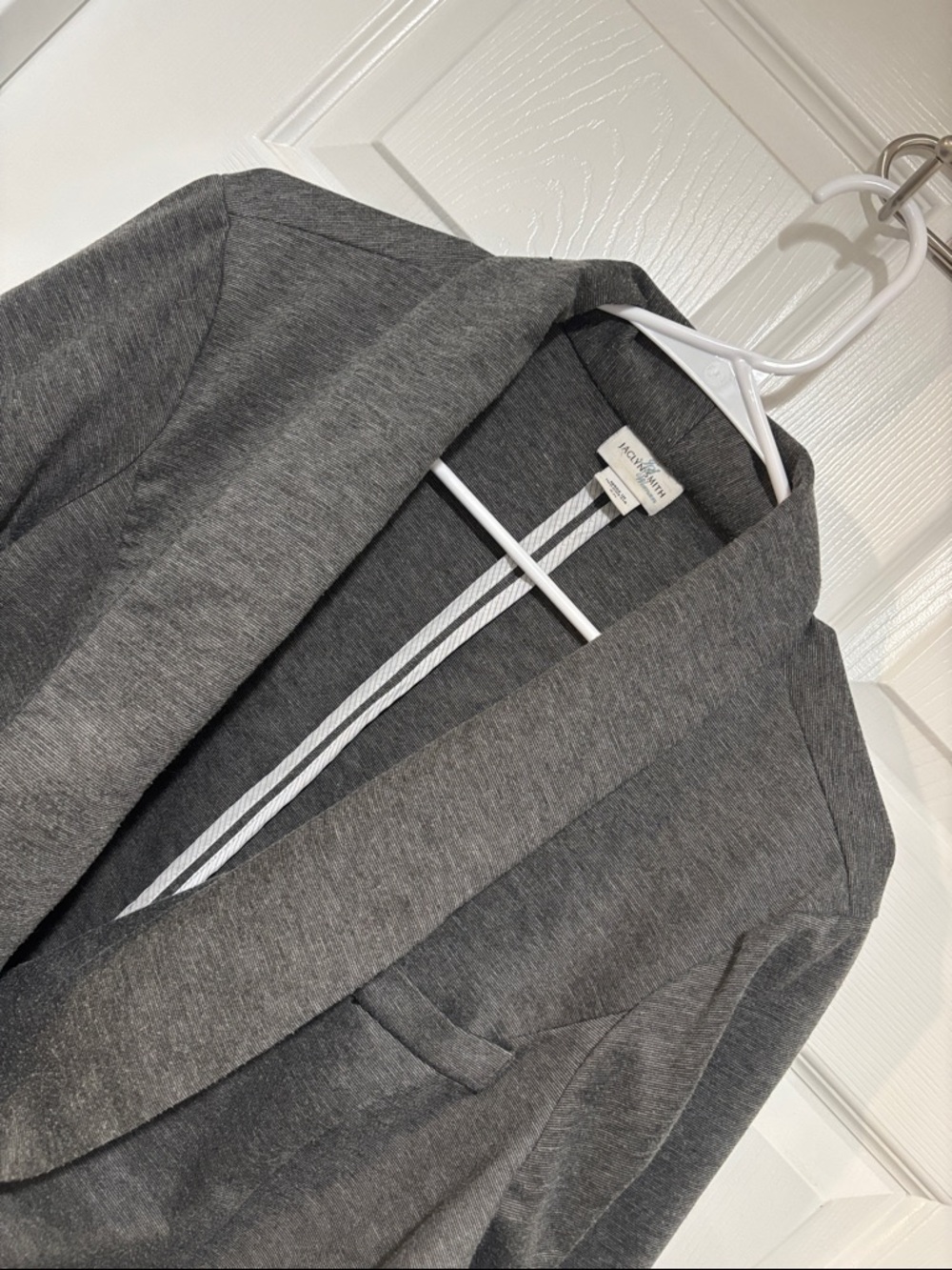 JACLYN SMITH charcoal blazer